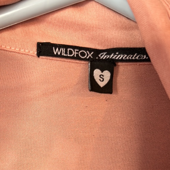WILDFOX unwrap me pink/peach robe size small - Picture 4 of 6
